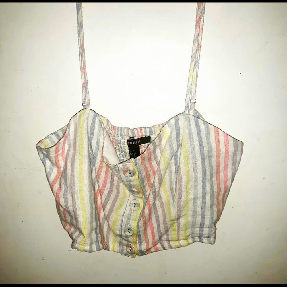 Striped tank tee